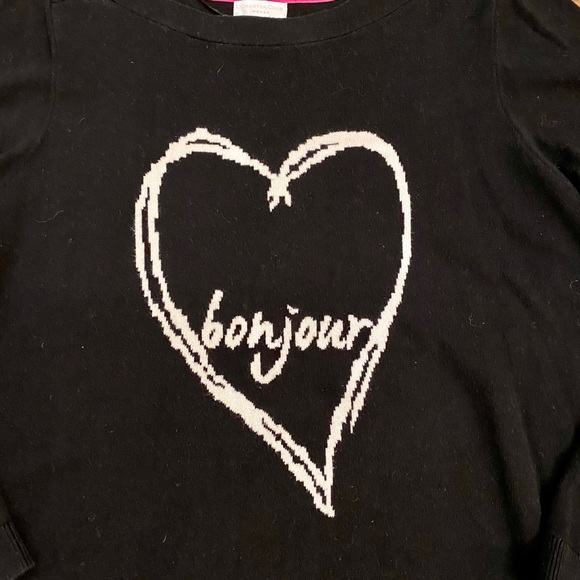 CHARTER CLUB Woman "Bon Jour' Sweater - Picture 3 of 6